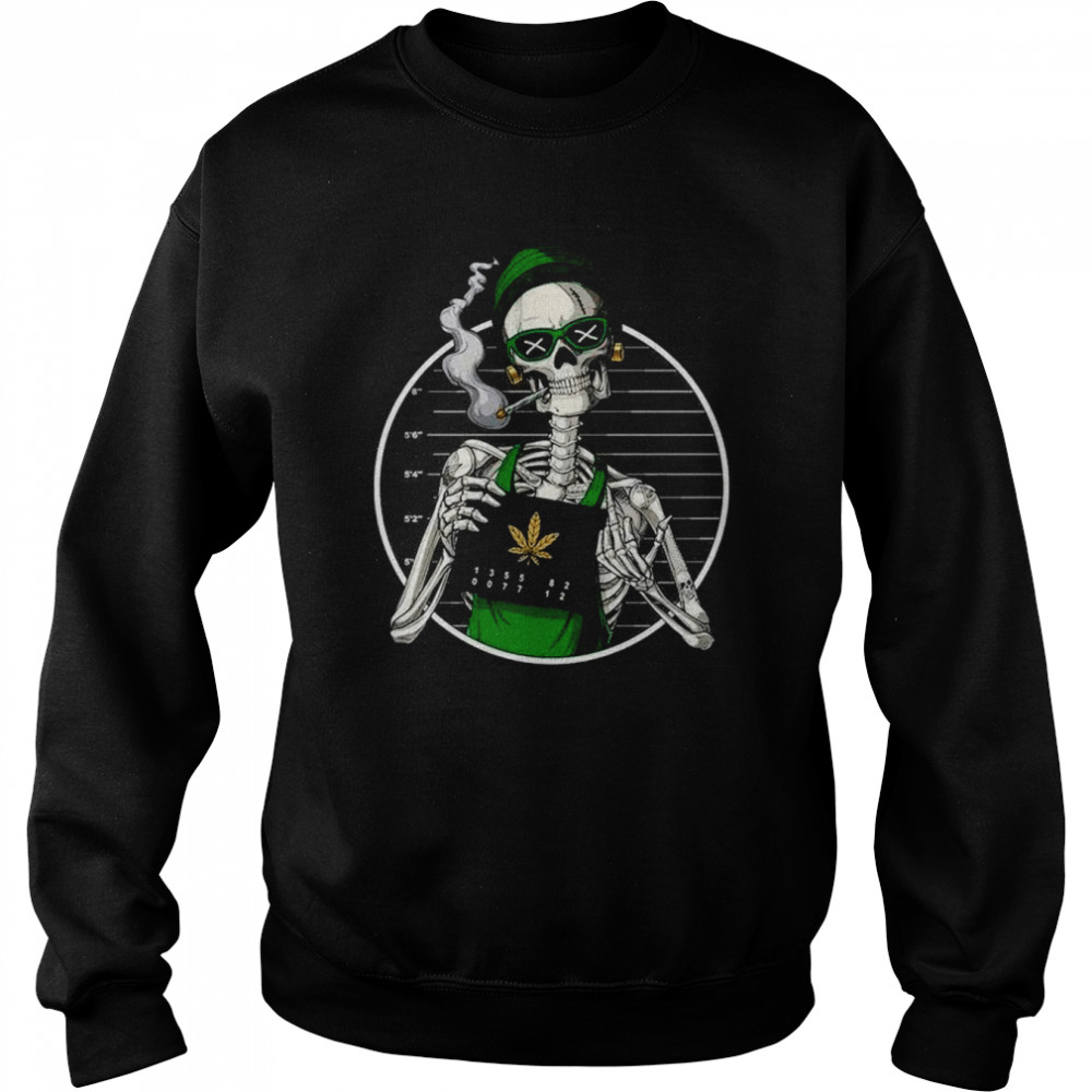 Criminal Skeleton Shirts Unisex Sweatshirt