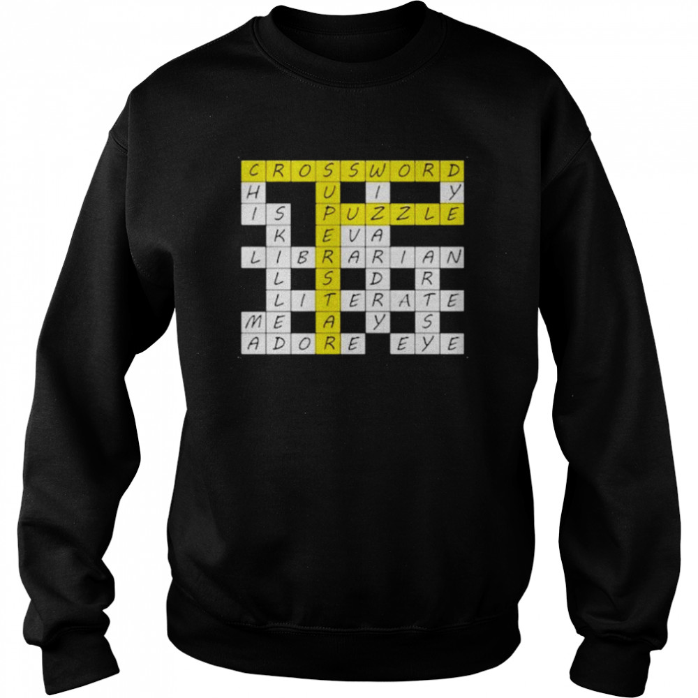 Crossword Puzzle Superstar  Unisex Sweatshirt