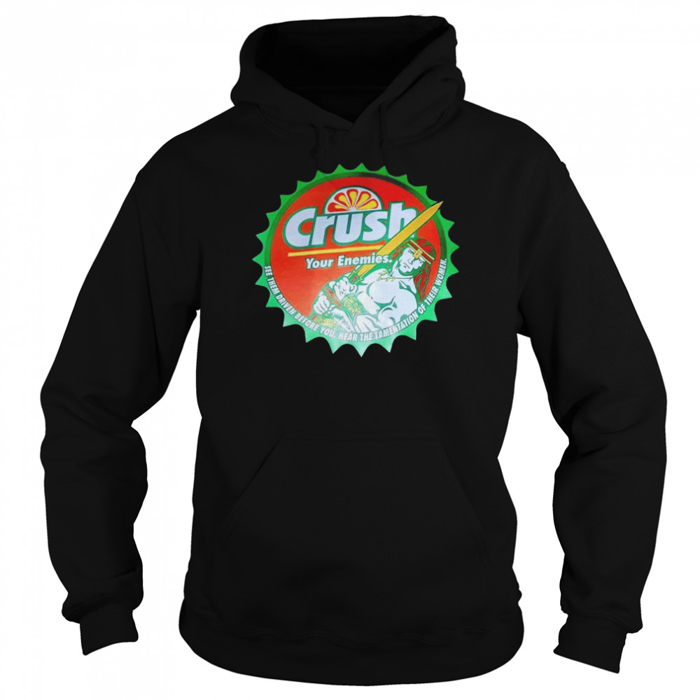 Crush your enemies see them Driven before you unisex T- Unisex Hoodie