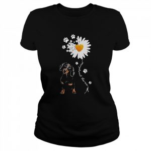 Dachshund Daisy flower You are my sunshine  Classic Women's T-shirt