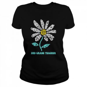 Daisy the art of Optimism Life is good 2nd Grade Teacher  Classic Women's T-shirt