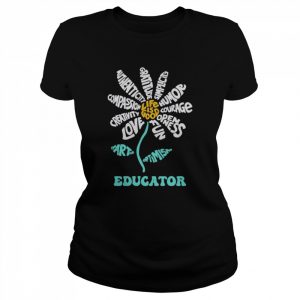 Daisy the art of Optimism Life is good Educator  Classic Women's T-shirt