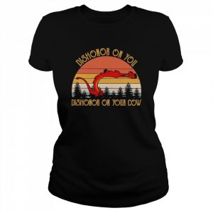 Dishonor on You dishonor on your cow 2022 vintage  Classic Women's T-shirt