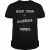 Doberman keep your distance tories  Classic Men's T-shirt