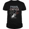 Dog and cat paw and order special treats unit  Classic Men's T-shirt