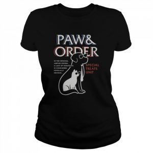 Dog and cat paw and order special treats unit  Classic Women's T-shirt