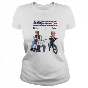 Donald Trump and Joe Biden america before now 2022  Classic Women's T-shirt