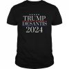 Donald Trump ron desantis 2024 president campaign election  Classic Men's T-shirt