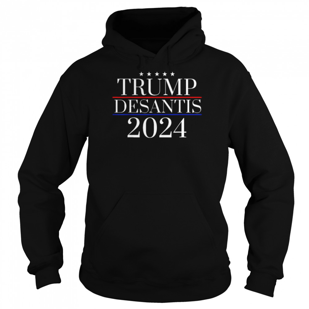 Donald Trump ron desantis 2024 president campaign election  Unisex Hoodie