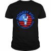 Donkey Pox A Real American Disease US Flag Shirt Classic Men's T-shirt