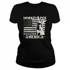 Donkey pox the disease destroying america grunge  Classic Women's T-shirt