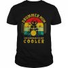 Drummer Mom like a regular mom but cooler vintage  Classic Men's T-shirt