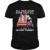 Eagle all gave some some gave all 343 911 never forget American flag  Classic Men's T-shirt