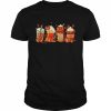 Fall Sweat Halloween Pumpkin Latte Drink Cup Thanksgiving  Classic Men's T-shirt