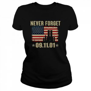 Flag American Love American Twin Tower Usa Never Forget 091101  Classic Women's T-shirt