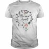 Floral Wreath Heart Mother’s Day Blessed Aunt Shirt Classic Men's T-shirt