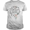 Floral Wreath Heart Mother’s Day Blessed Gammy Shirt Classic Men's T-shirt