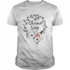 Floral Wreath Heart Mother’s Day Blessed Gigi Shirt Classic Men's T-shirt