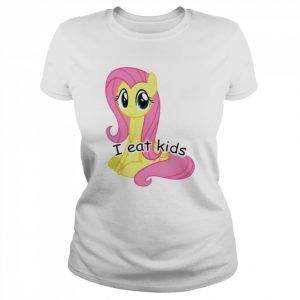 Fluttershy my little pony i eat kids  Classic Women's T-shirt