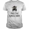 Free The Female Body – Messy Bun Shirt Classic Men's T-shirt