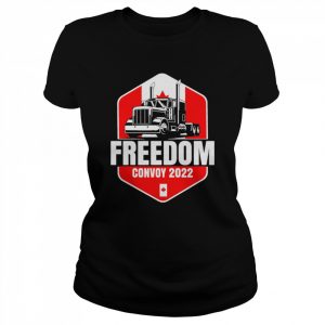 Freedom Convoy 2022 Support Truckers Trudeau Sucks  Classic Women's T-shirt