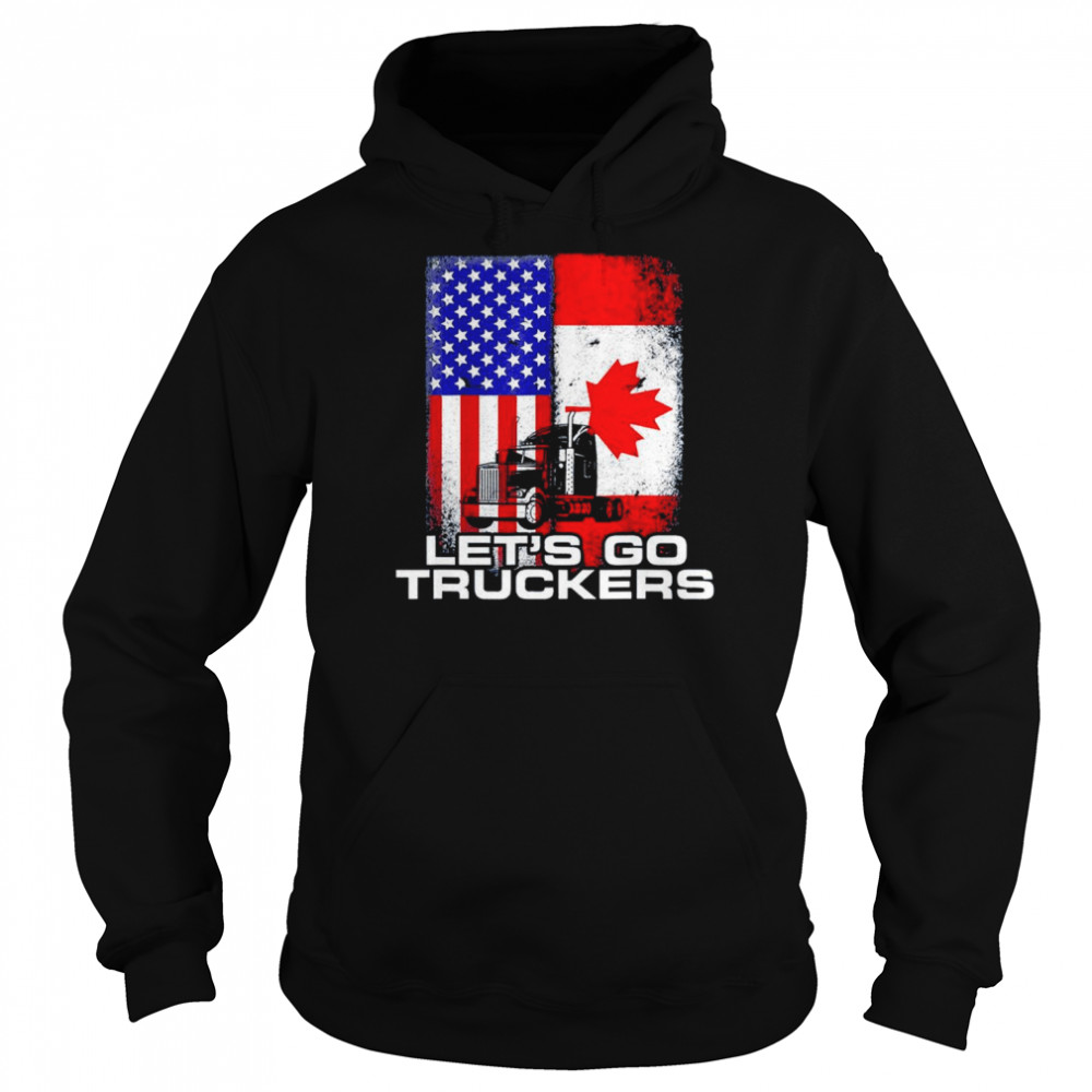 Freedom Convoy 2022 let’s go truckers  Unisex Hoodie