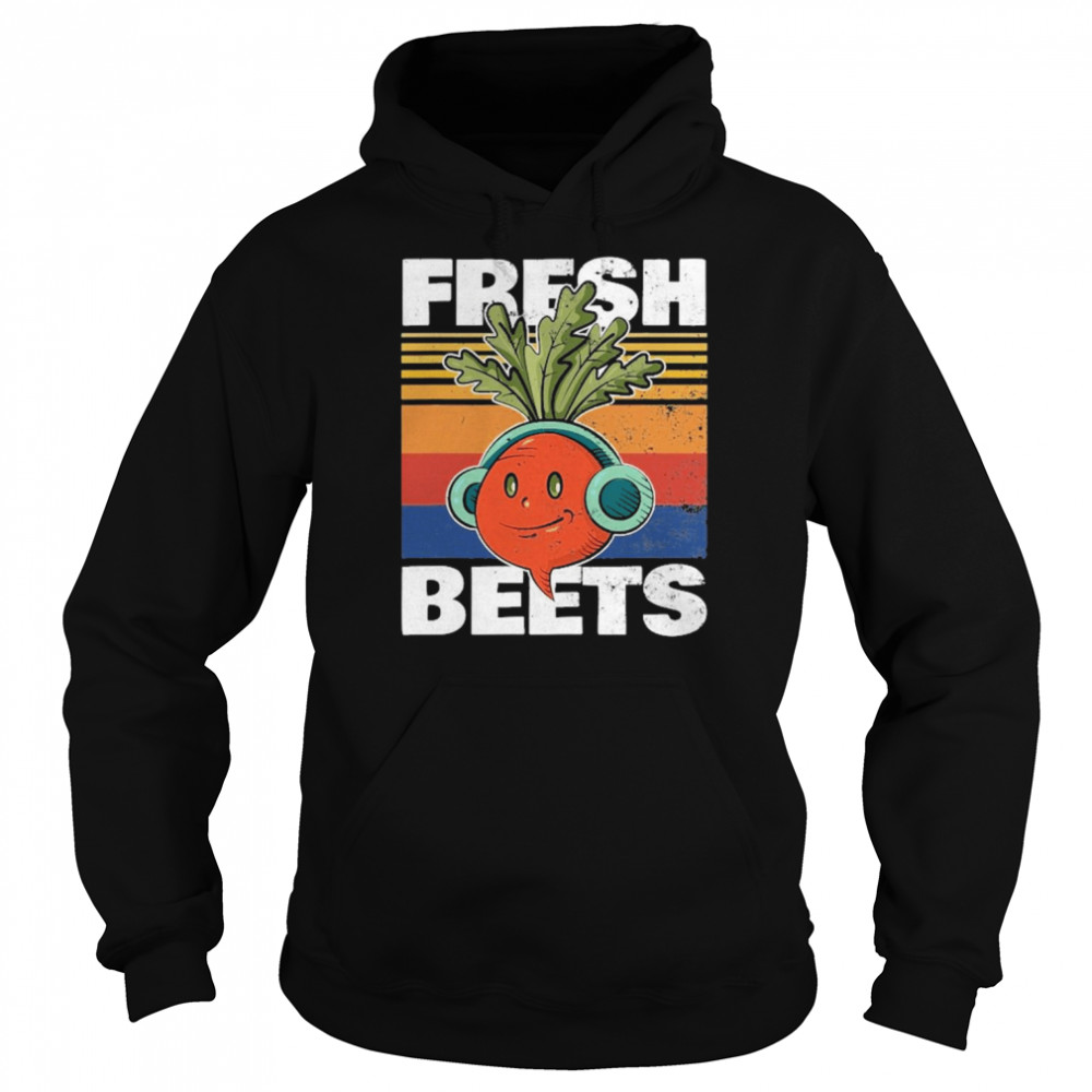 Fresh Beets Vegetables Vegan Vintage Shirt Unisex Hoodie