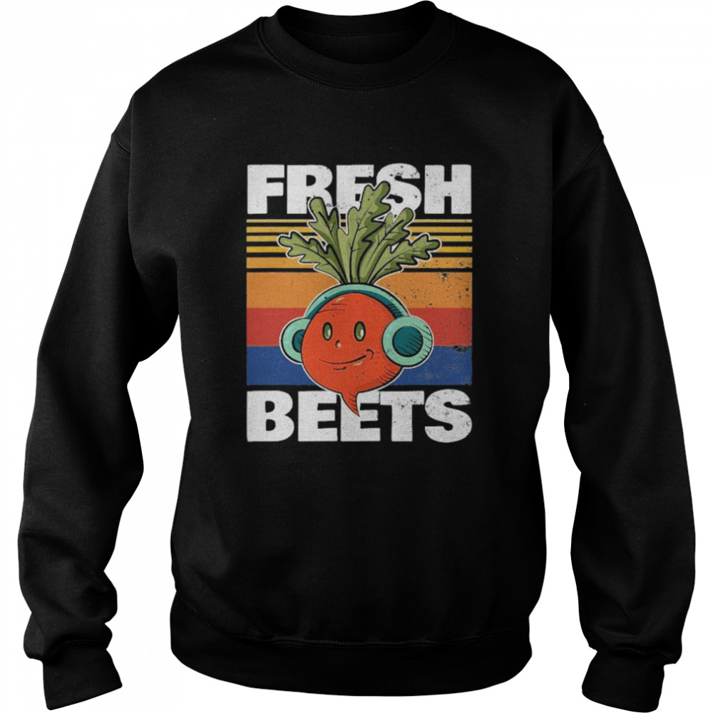 Fresh Beets Vegetables Vegan Vintage Shirt Unisex Sweatshirt