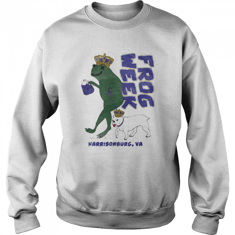 Frog Week Harrisonburg Va Shirt Unisex Sweatshirt