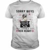 GREY Miniature Schnauzer Sorry Boys I Stole Her Heart Shirt Classic Men's T-shirt