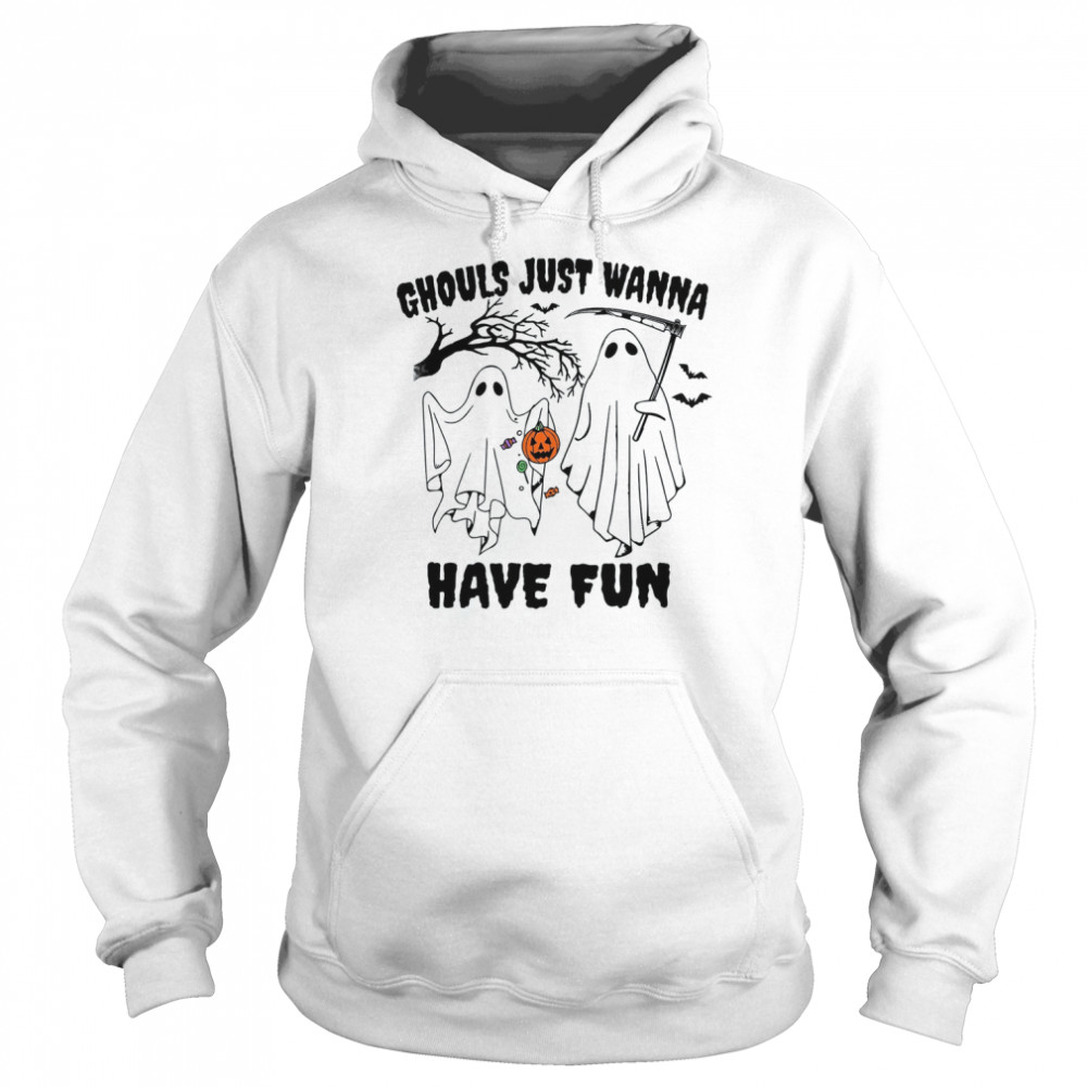 Ghouls Just Wanna Have Fun Fall Spooky Season Pumpkin Halloween  Unisex Hoodie