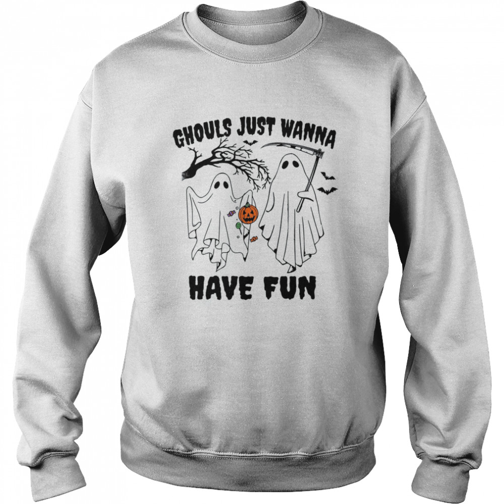 Ghouls Just Wanna Have Fun Fall Spooky Season Pumpkin Halloween  Unisex Sweatshirt