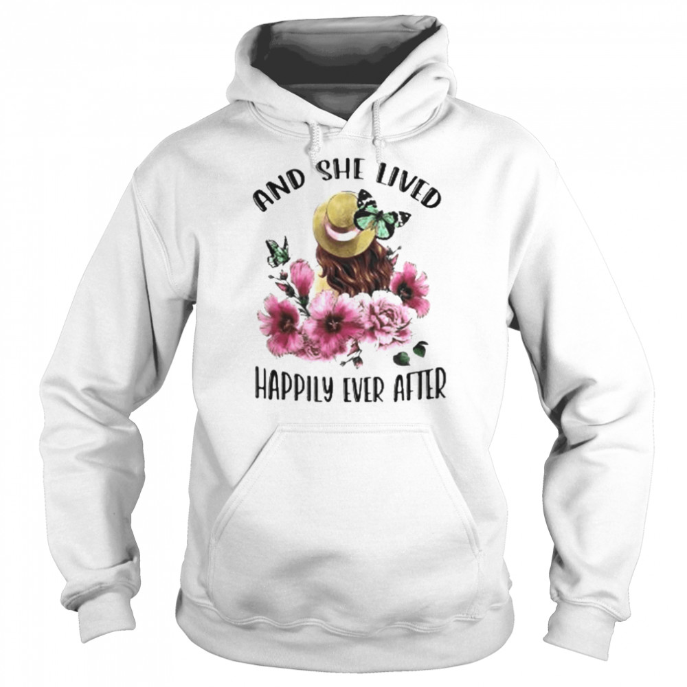 Girl And Gardening Girl Love Butterfly Shirt Unisex Hoodie