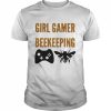 Girl Gamer Beekeeping Funny Video Gamer Shirt Classic Men's T-shirt