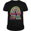 Girls Just Wanna Have Fundamental Rights Rainbow Feminists T-Shirt Classic Men's T-shirt