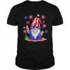 Gnomes 4th Of July Women Gnome Lover Girls American Flag Shirt Classic Men's T-shirt