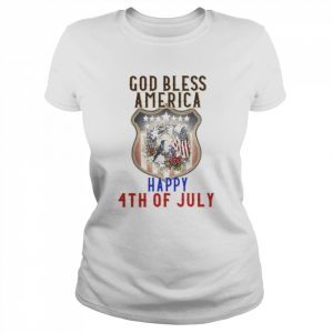 God Bless America Happy 4th Of July Shirt Classic Women's T-shirt