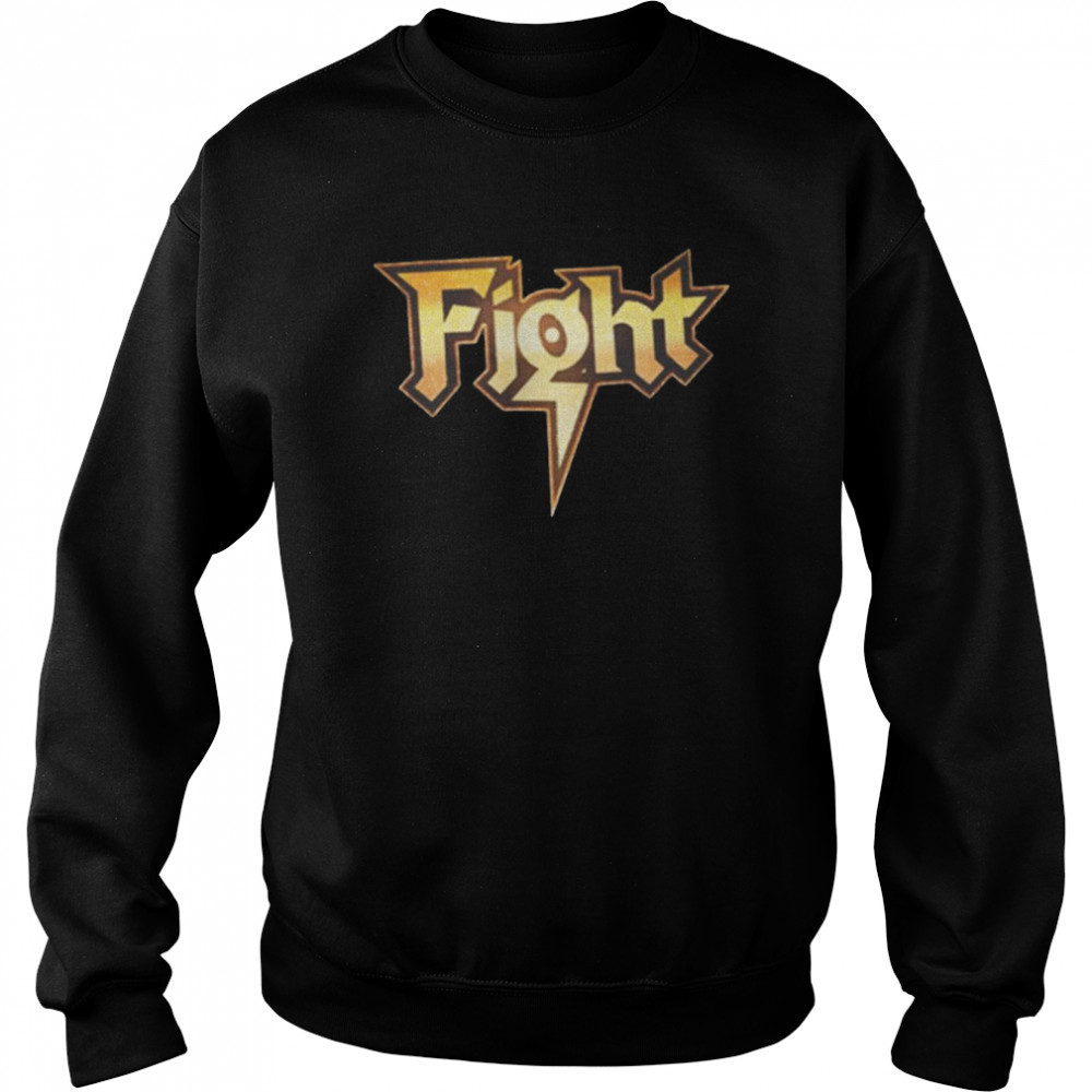 Gold Logo Fight Band  Unisex Sweatshirt