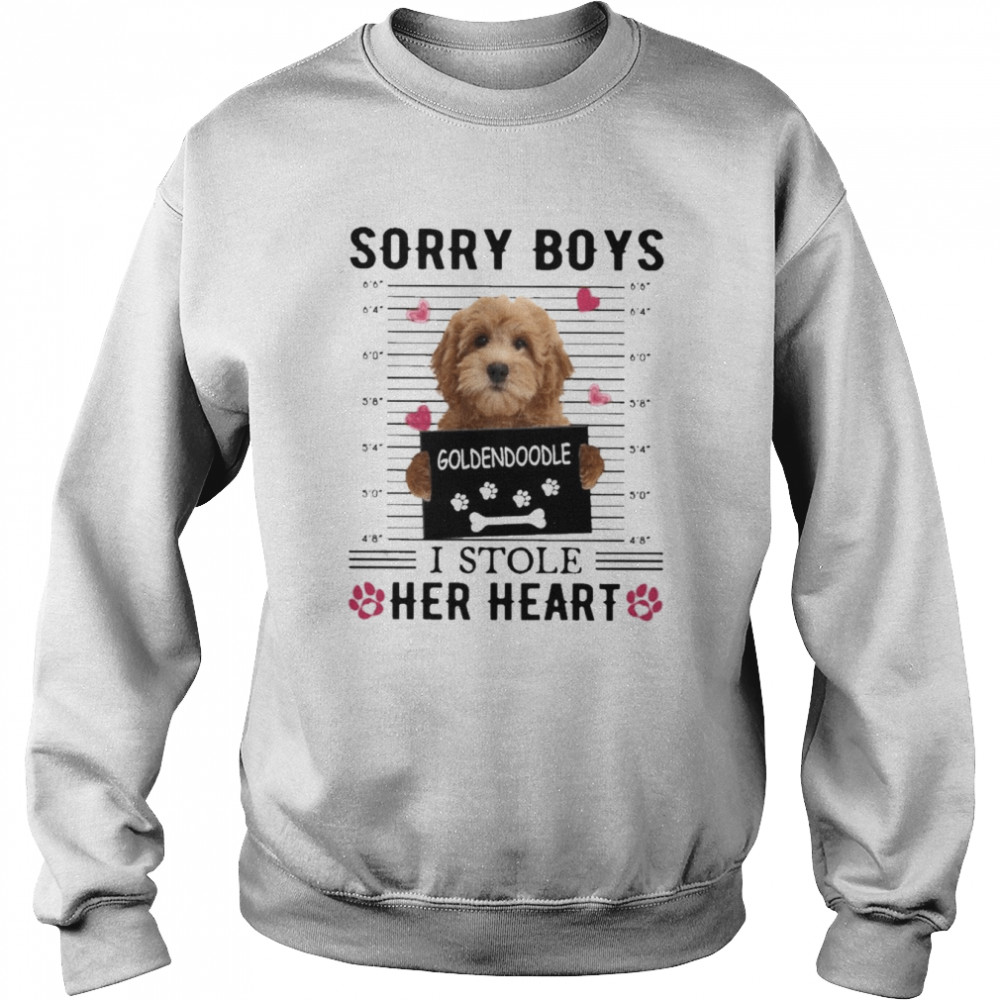 Goldendoodle Sorry Boys I Stole Her Heart Shirt Unisex Sweatshirt