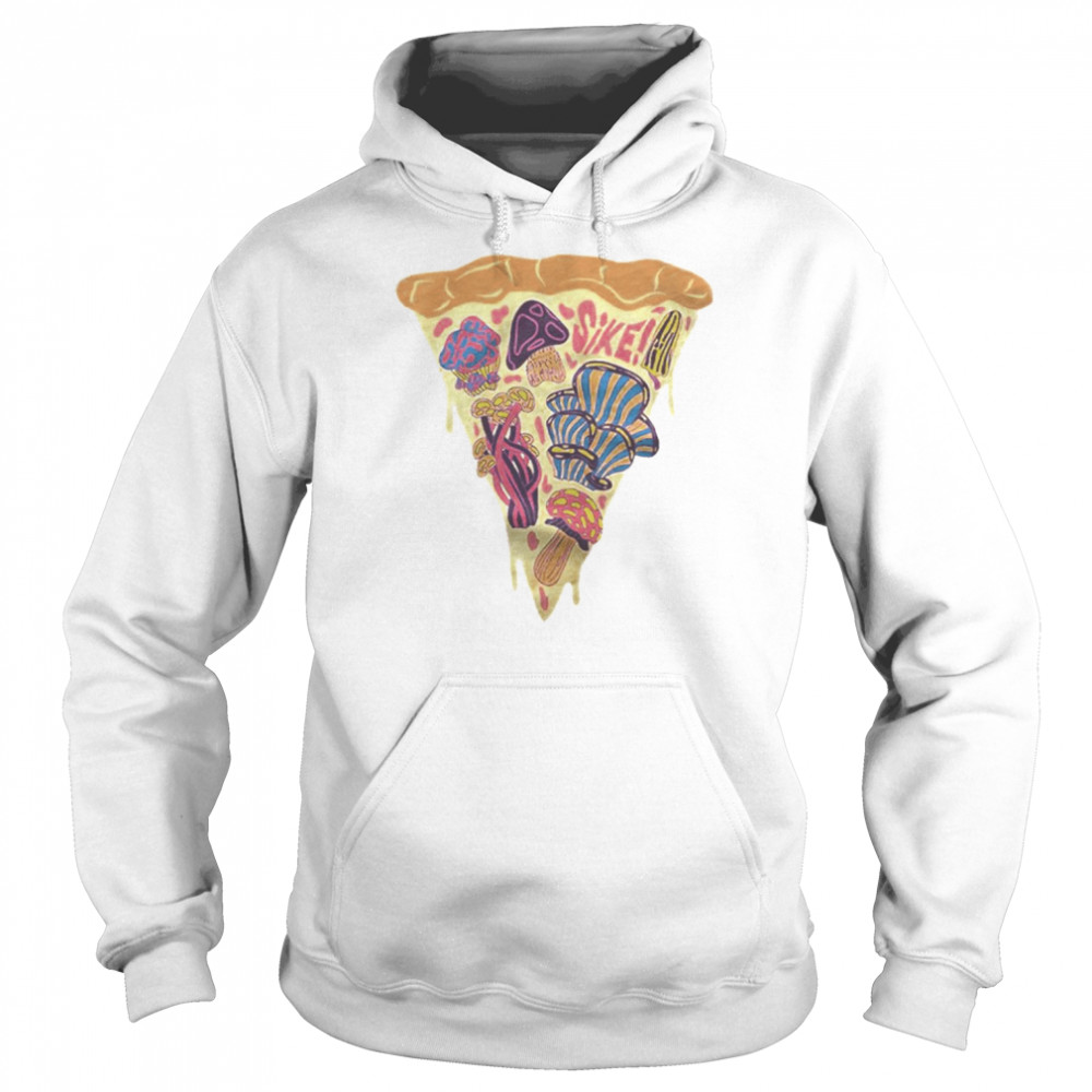 Good mythical morning sike mushroom pizza uv change T- Unisex Hoodie