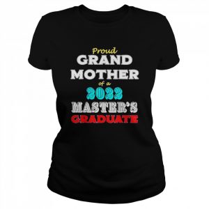 Graduation Proud Grandmother Of A Master’s Graduate Shirt Classic Women's T-shirt