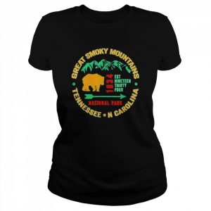 Great Smoky Mountains National Park 80s Graphic Shirt Classic Women's T-shirt