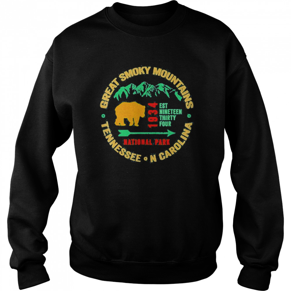 Great Smoky Mountains National Park 80s Graphic Shirt Unisex Sweatshirt