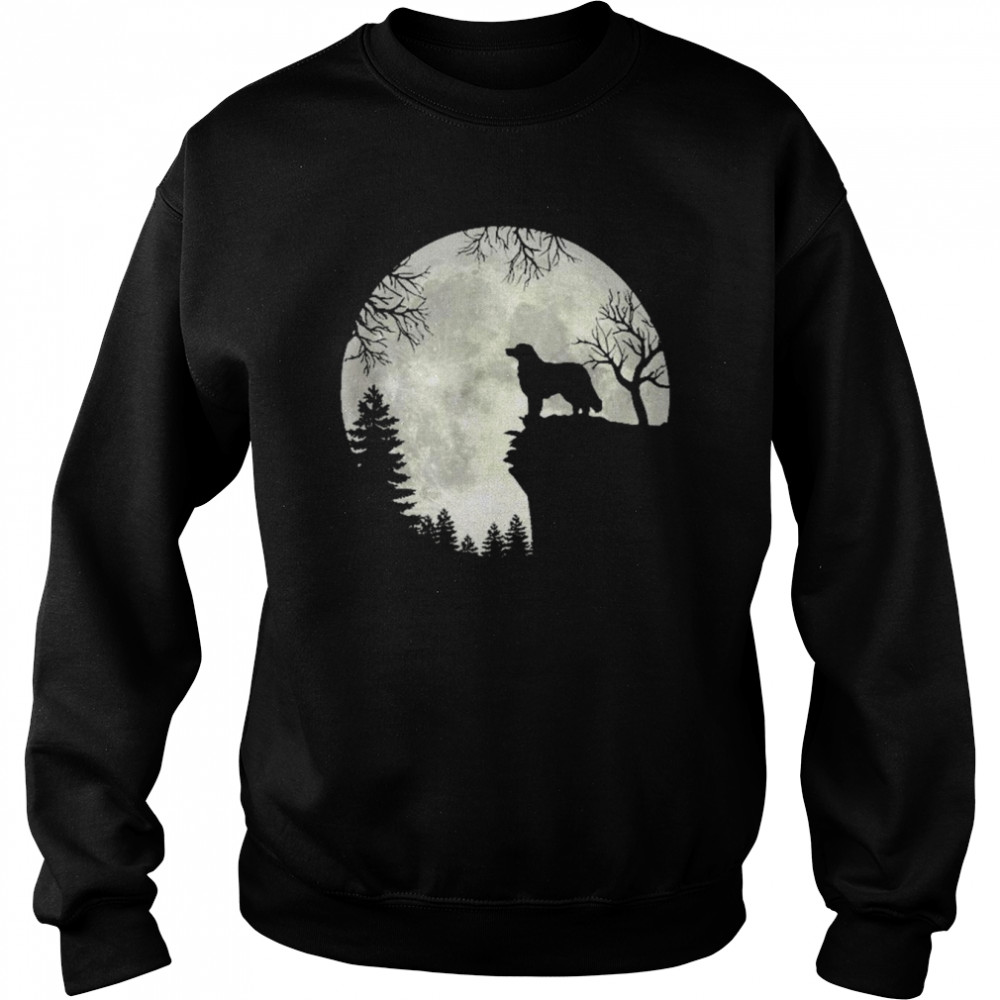 Greater Swiss Mountain And Moon Halloween Shirt Unisex Sweatshirt