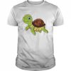 Green Tropical Turtle  Classic Men's T-shirt