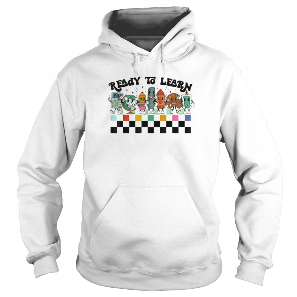 Groovy Retro Teacher Life Daisy Hippy Be Kind Back To School Shirt Unisex Hoodie