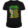 Halloween Safety Checklist Joe Biden Meme Shirt Classic Men's T-shirt