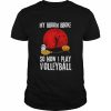 Halloween Witch Playing Volleyball Game Sport Broomstick T-Shirt Classic Men's T-shirt