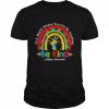 Hand Autism awareness in a world where You can be anything be kind rainbow  Classic Men's T-shirt