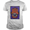 Hand Shine Eye Colored Design Hamsa  Classic Men's T-shirt